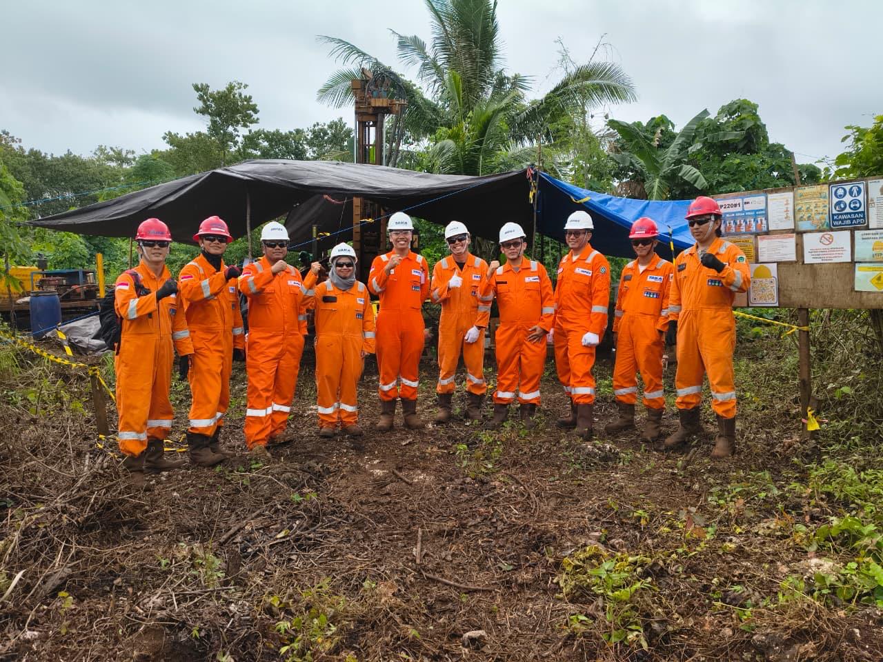 Taka Hydrocore personnel prepared with safety equipment